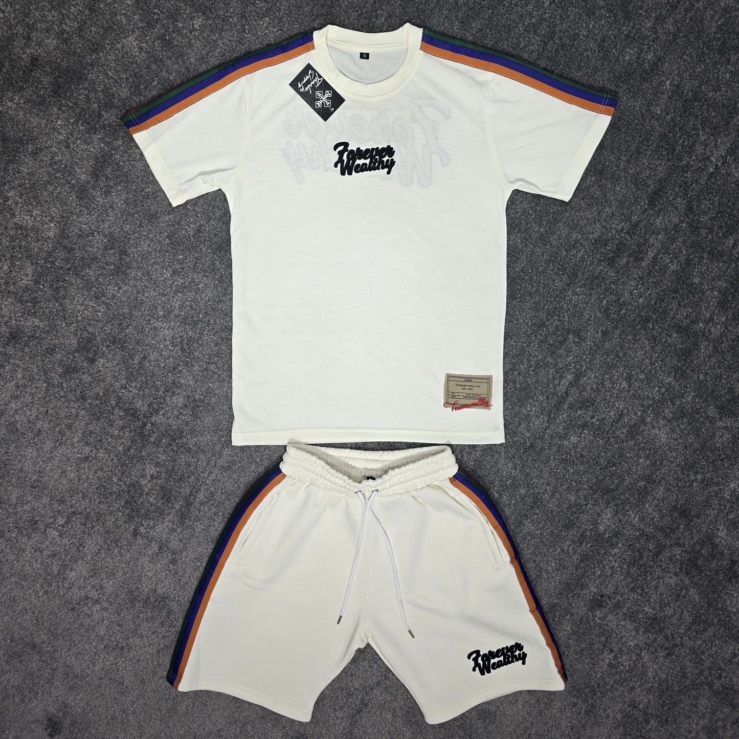 Forever Wealthy T-Shirt & Short Sets