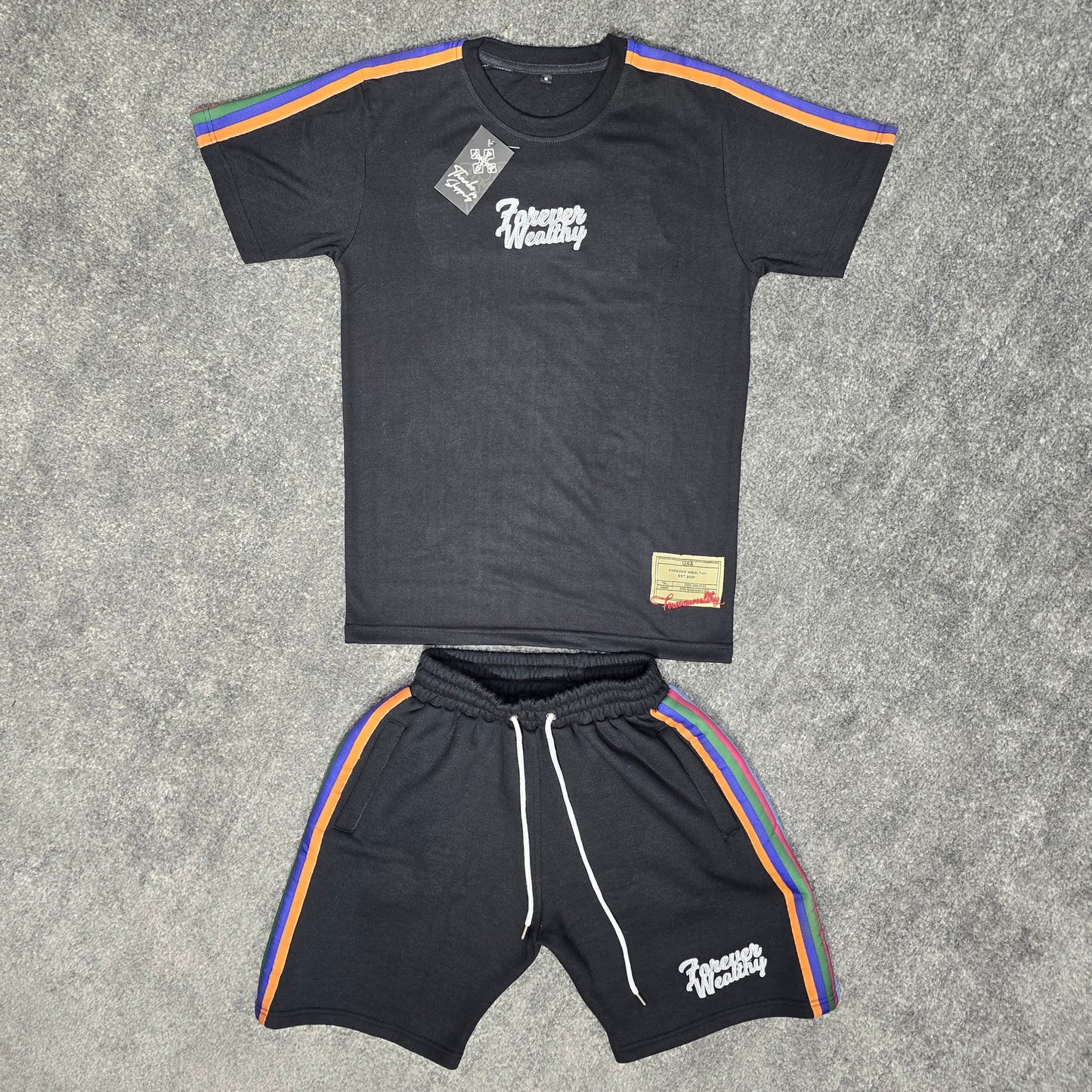 Forever Wealthy T-Shirt & Short Sets