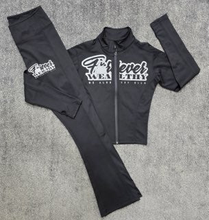 Women High-Rise Flared Pants & Define Jackets