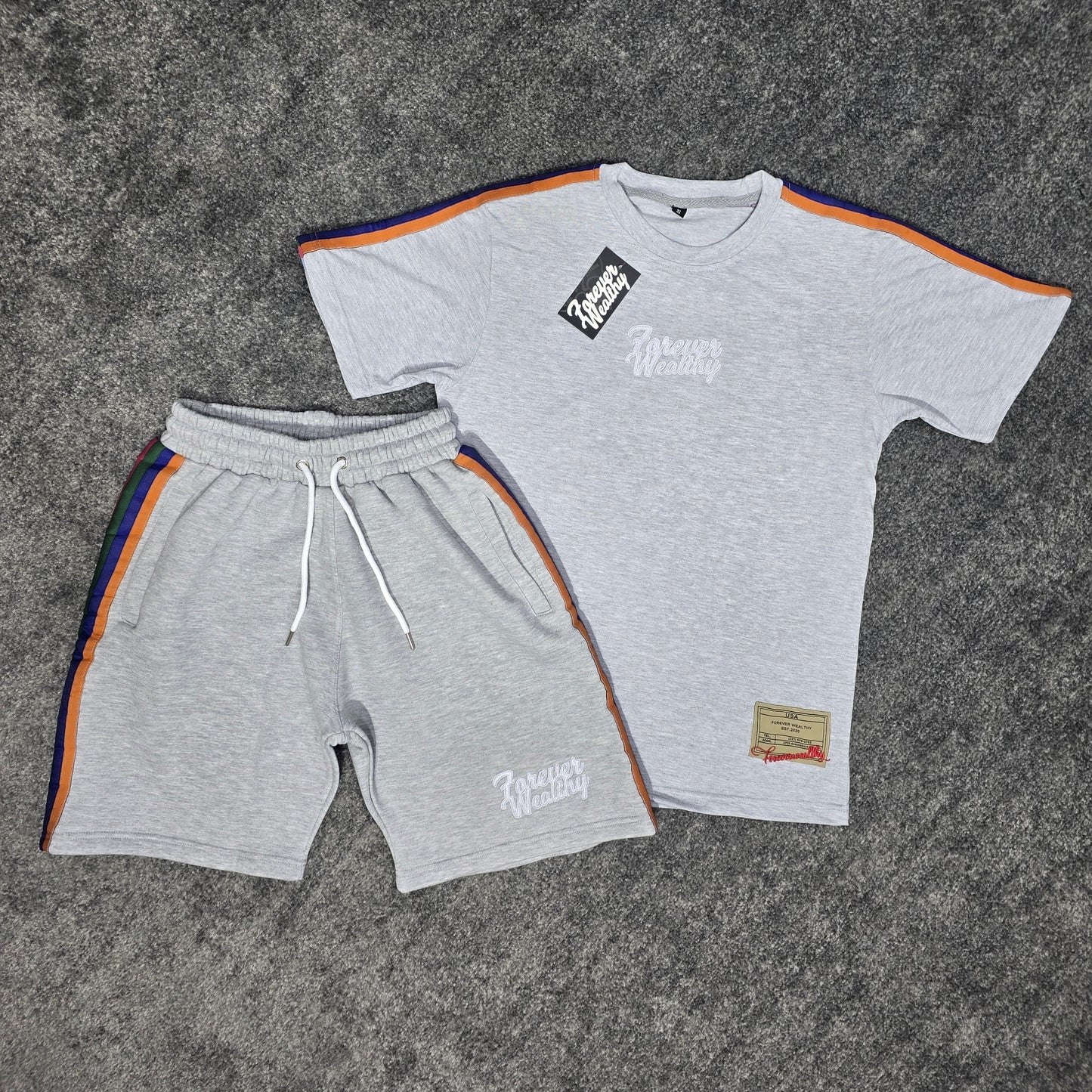 Forever Wealthy T-Shirt & Short Sets
