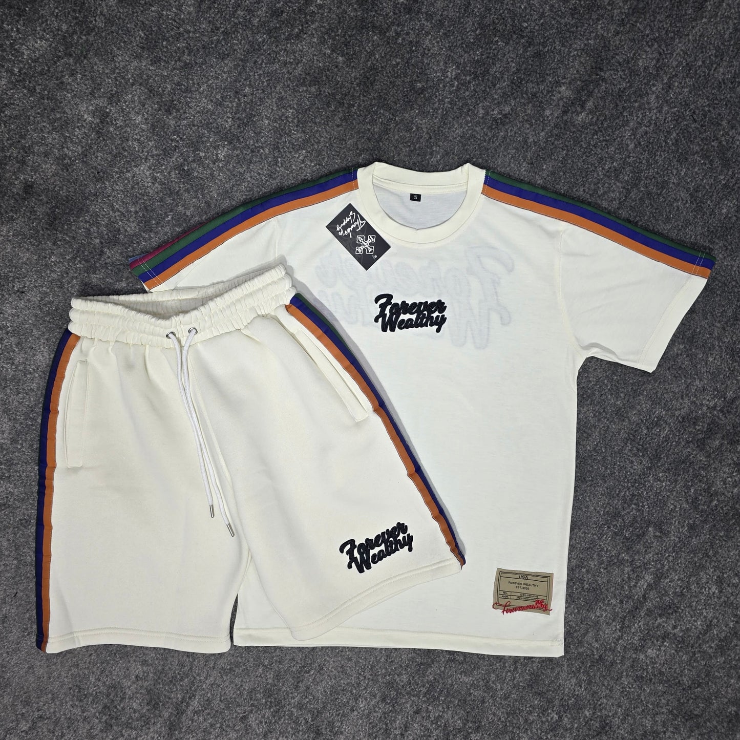 Forever Wealthy T-Shirt & Short Sets